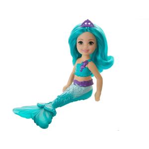 バービー チェルシー ドリームトピア エメラルドブルー マーメイド ドール 人形 人魚 Barbie Dreamtopia Chelsea Doll Mermaid (GJJ89)｜far-out