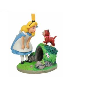 ふしぎの国のアリス 70周年記念 アリス w/ チシャ猫 オーナメント 2021