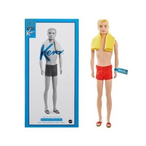 バービー ケン 60周年 アニバーサリー リプロ スイムパンツ シルクストンボディ 復刻版 人形 S...