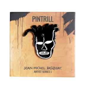 バスキア セルフポートレイト ピンバッジ ピントリル PINTRILL Jean-Michel Basquiat Portrait Pin｜far-out
