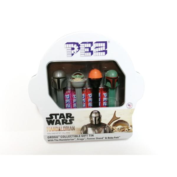 PEZ スター・ウォーズ マンダロリアン Tin ブリキ缶入り 4点セット ペッツ Star War...