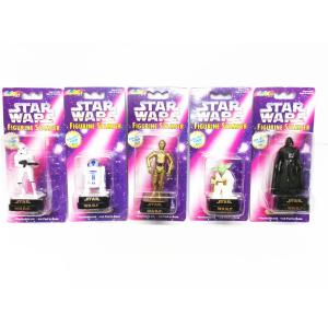 スター・ウォーズ インクスタンプ フィギュア 5点コンプリートセット 1997年 STAR WARS Figurine Stamper  C3PO R2-D2他｜far-out