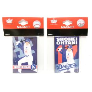 大谷翔平 LA ドジャース マグネット 2点セット 磁石 ベースボール MLB Dodgers Shohei Ohtani Magnet｜far-out