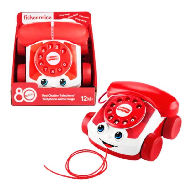 フィッシャープライス マテル 80周年記念版 チャッターテレフォン 知育玩具 Mattel 80th...