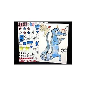 アンディ・ウォーホル プリポップ アート 塗り絵 BOOK 1990年代