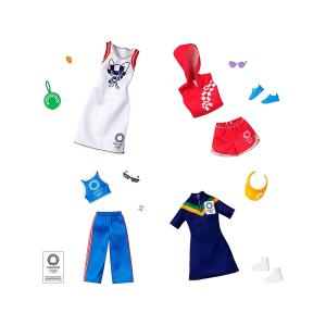 バービー 東京2020オリンピック 着せ替え 4点セット