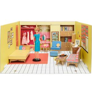 バービー マテル75周年 アニバーサリー ドリームハウス リプロ ドール付き Barbie Dream House 復刻版ハウスセット 家具 人形付き (GNC38)｜far-out