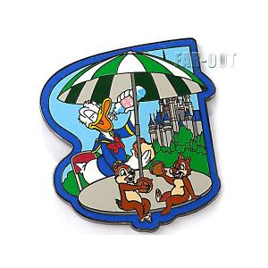 ドナルド Wet Paint ペンキ塗り立て ピンズ ディズニー : FAR-OUT