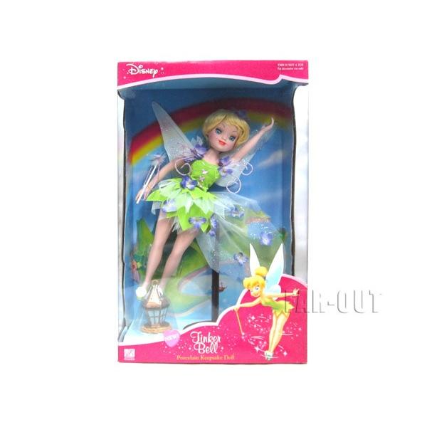 ティンカー・ベル ポーセリン ビスクドール 人形 ランタン小物付き ラージサイズ Brass Key...