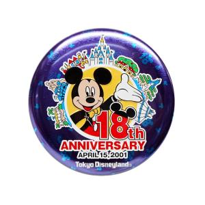 東京ディズニーランド TDL 10周年記念 1993年 赤 配布 ピンズ