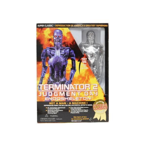 ターミネーター2 エンドスケルトン フィギュア ライトアップ&amp;サウンド 1996年 ラージサイズ T...