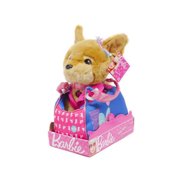 バービー チワワ レイシー ぬいぐるみ LOVE ブルー ハンドバッグ入り RUSS Barbie ...