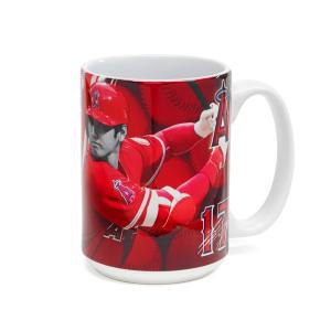 大谷翔平 バッティング マグカップ ロサンゼルス エンゼルス オブ アナハイム 大リーグ MLB公認 Ohtani Angels Mug｜far-out