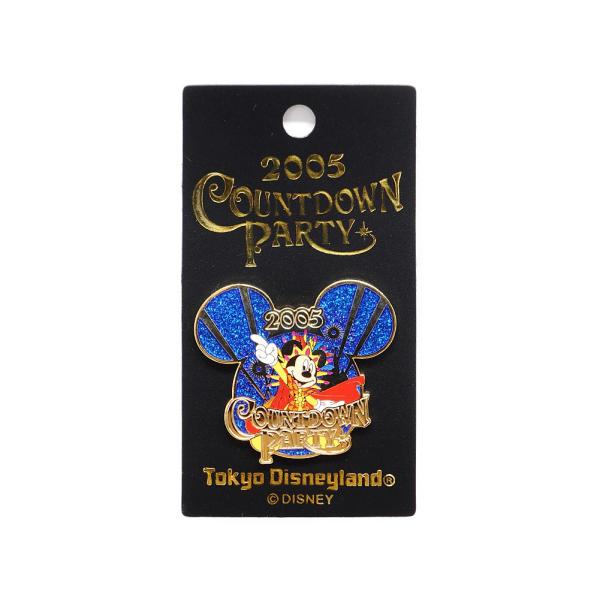 東京ディズニーランド 2005年 カウントダウンパーティー ミッキー ピンズ ピンバッジ TDL P...