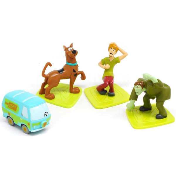 スクービー・ドゥー PVCフィギュア 4点コンプリートセット アプローズ社 1998年 ハンナ・バー...