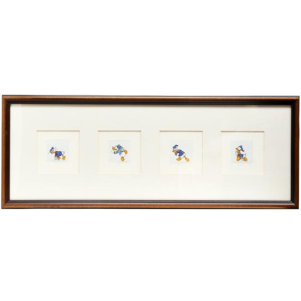 ドナルド エッチング版画 ハンドペイント アート Sサイズ4種入り フレーム入り Sowa &amp; Re...