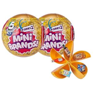 5 Surprise 】 Mini Brands ミニブランズ ミステリーカプセルトイ 2個