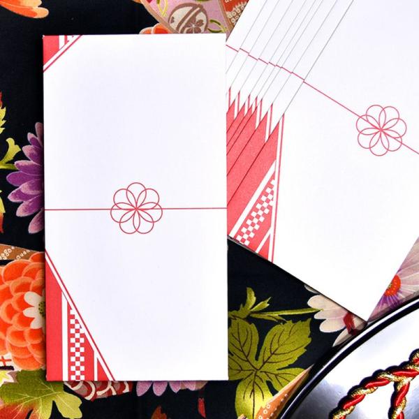 正規販売店 お車料封筒 お車代 結婚式 多目的 封筒 婚礼 祝儀袋 お礼袋 / 「華」（10枚入）心...