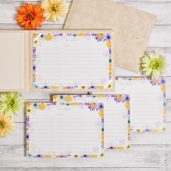 ゲストブック 芳名帳 結婚式 芳名録 受付 ブライダル ウェディング 展示会 展覧会 シート／ベロア...