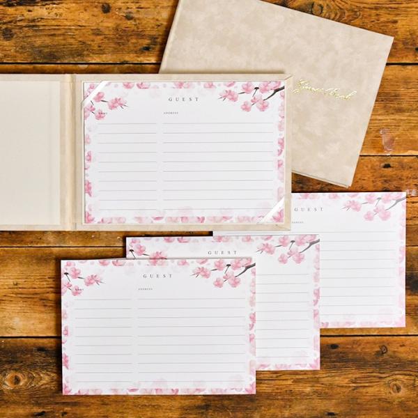 ゲストブック 芳名帳 結婚式 芳名録 受付 ブライダル ウェディング 展示会 展覧会 シート／ベロア...