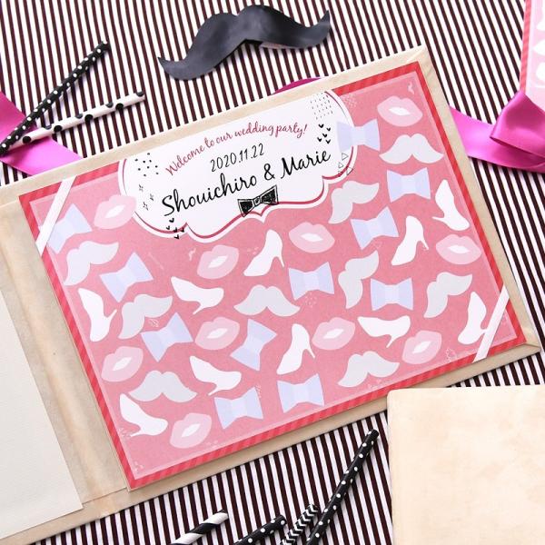 結婚式 ゲストブック / 寄せ書き芳名帳  「ポップスウィート」 / 二次会 パーティー