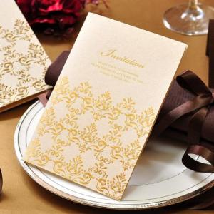 結婚式 招待状 DIY / 招待状DIY手作りセット「カミーユ」（10名様分） / 金箔