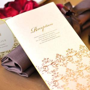 カミーユ　席次表パンフレット手作りセット（10名様） / 結婚式 席次表