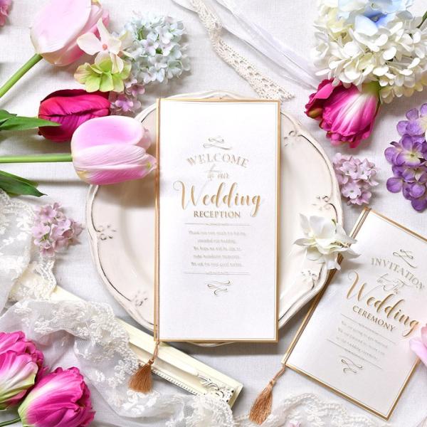 席次表DIY手作りセット「クレール」（10名様分）／結婚式