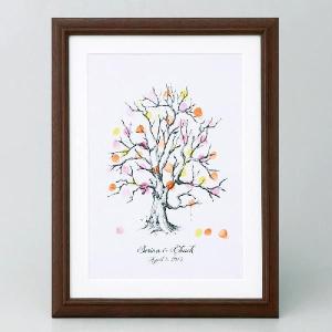 参加型ウェルカムボード 結婚式 ウェルカムボード / ウェディングツリー Mサイズ 指紋 参加型