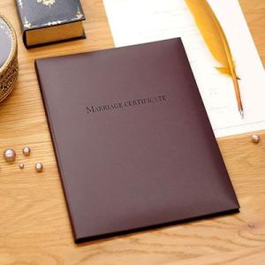 結婚証明書 教会式 チャペル式 人前式 立会人 司式者 写真台紙 台紙 用紙 おしゃれ シンプル「リ...