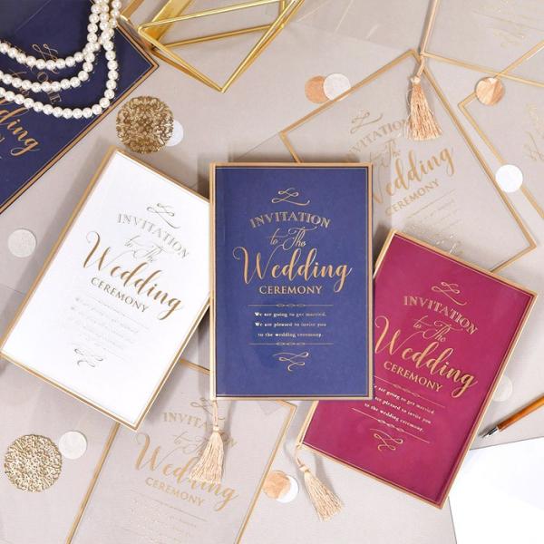 結婚式 招待状 / 「クレール」招待状完成品（入力印刷込） / 完成品 オーダー