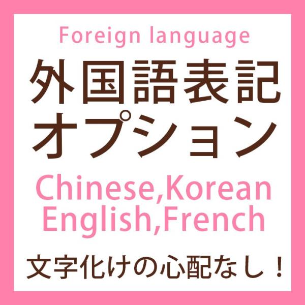 外国語表記オプション