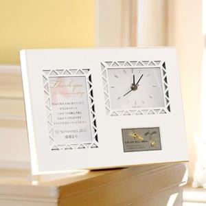 結婚式 贈呈品 / 「サンクスオルゴール バタフライ」（時計） / 両親へのプレゼント 記念品