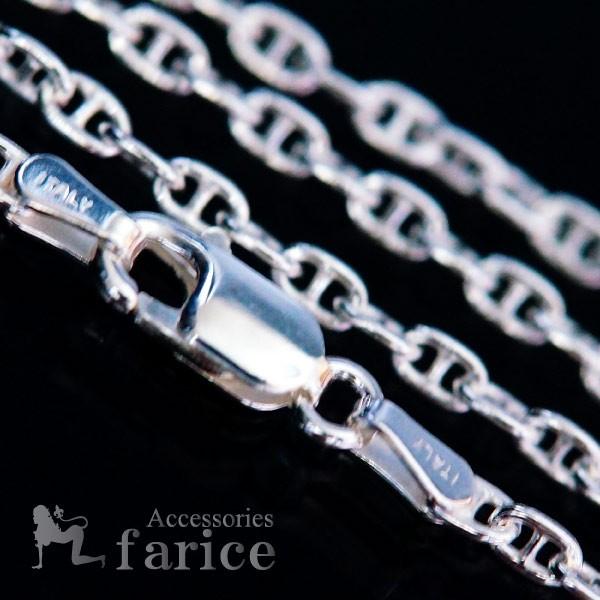 ロロマリーナ チェーン シルバー925 ネックレスチェーン 長丸 楕円 チェーンのみ レディース メ...