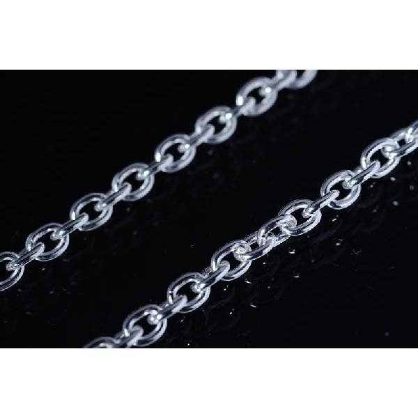あずきシルバーチェーン(幅2.5mm)