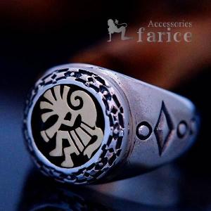 Indian Jewelry インディアンジュエリー リング ココペリ 精霊