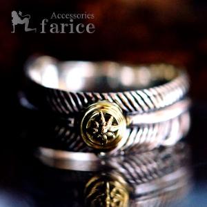 Indian Jewelry K18(18金) イーグル(鷲)ワンポイント装飾 表面打ち出し