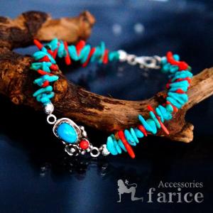 Indian Jewelry インディアンジュエリー ターコイズ 珊瑚 レッド