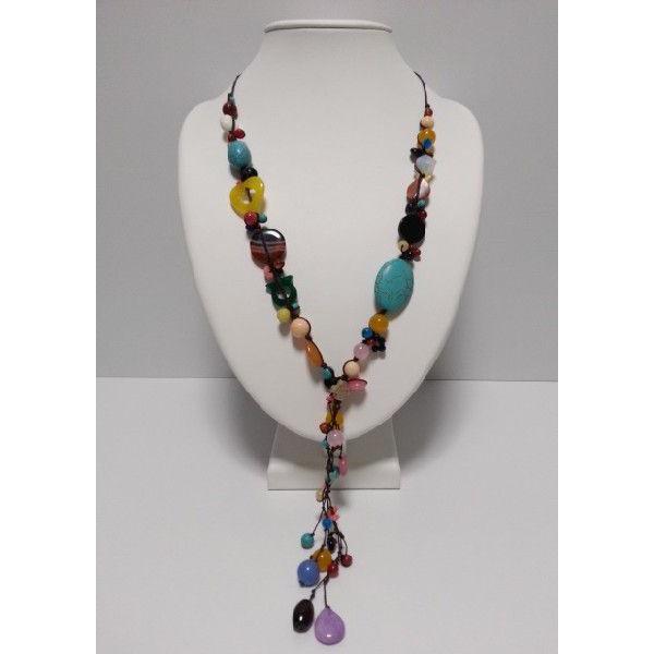 天然石使用 オリジナル ネックレス　 (アジアンアクセサリー）