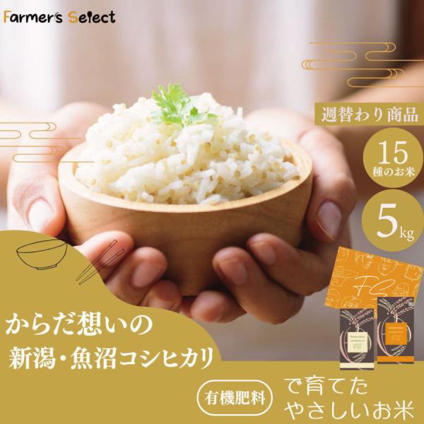 米 白米 5kg 令和6年産 魚沼産コシヒカリ HIBARI 環境配慮米 【品質管理徹底】 ミシュラ...