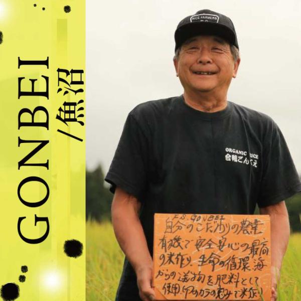 【GONBEI】有機栽培 白米 お米 新潟産/魚沼産こしひかり 食べ切り 3合×2袋  お米 ファー...