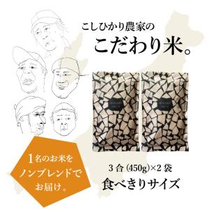 有機米 お試し 米 お米 生産米 15種 コシ...の詳細画像2