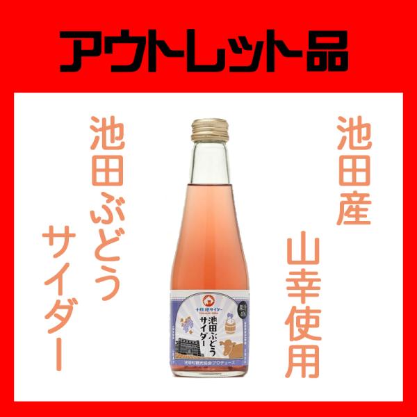 賞味期限間近！池田ぶどうサイダー