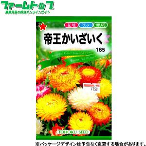 トーホク　花の種/種子　帝王かいざいく　内容量1ml　種 （追跡可能メール便発送　全国一律370円）00225