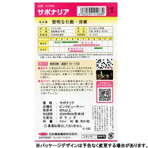 日本農産 花の種/種子 サポナリア バッカリア...の詳細画像1