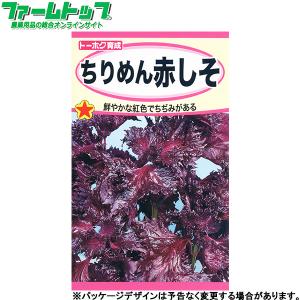 トーホク　野菜の種/種子　赤しそ　ちりめん赤しそ　内容量3ml　種　（追跡可能メール便発送　全国一律370円）01385　　　