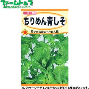 トーホク　野菜の種/種子　大葉　しそ　ちりめん青しそ　内容量3ml　種　（追跡可能メール便発送　全国一律370円）01394　　　