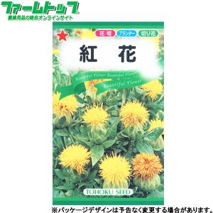 トーホク　花の種/種子　紅花　内容量3ml　種　（追跡可能メール便発送　全国一律370円）00815　　　