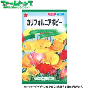 トーホク　花の種/種子　カリフォルニアポピー　内容量0.5ml　種　（追跡可能メール便発送　全国一律370円）09660　　　