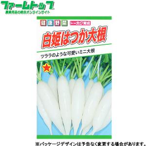 トーホク　野菜の種/種子　だいこん　大根　白姫はつか大根　内容量8ml　種　（追跡可能メール便発送　全国一律370円）06247　　　